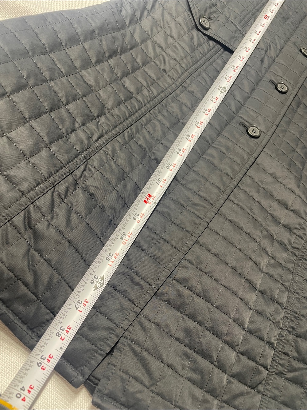 Express black quilted trench coat 
Size 8. Y2K Lightweight. Preowned. - Picture 12 of 12